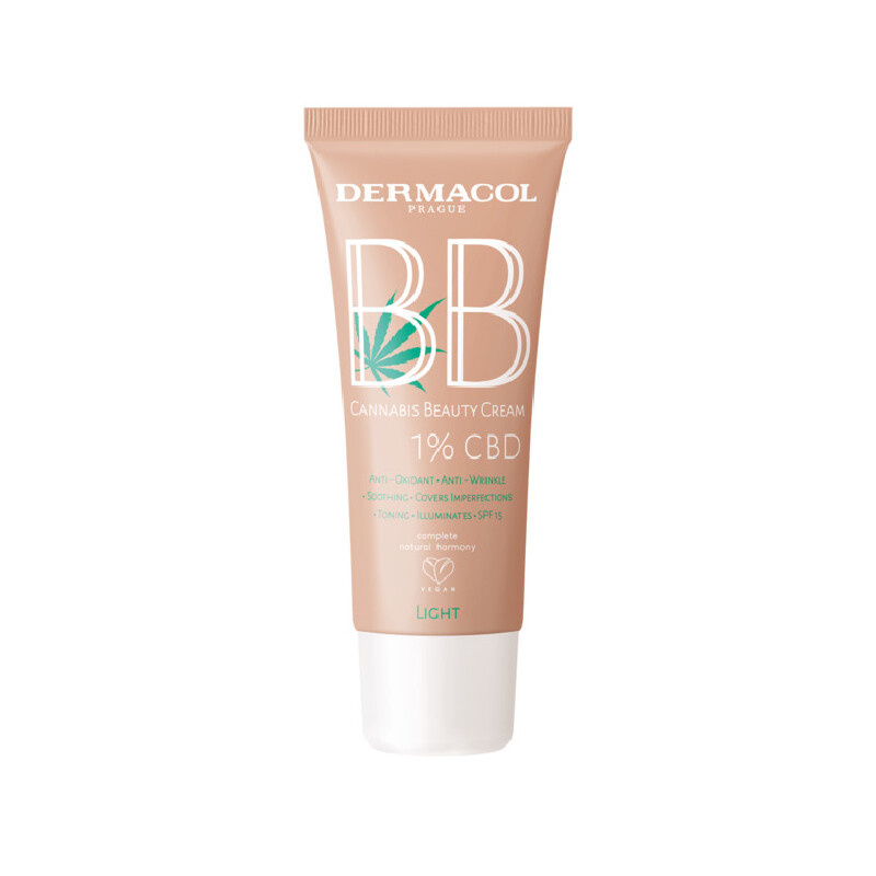 Dermacol Cannabis Beauty Cream BB krém s CBD odstín no.1 Light 30 ml