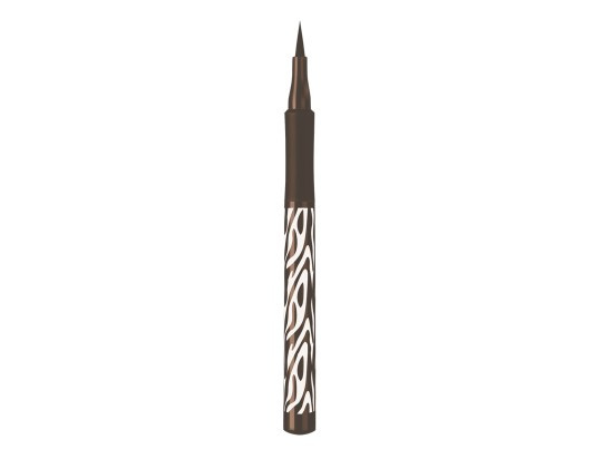 Dermacol Black Sensation Precise Black oční linky Brown 1 ml