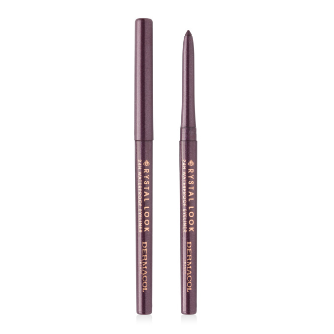 Dermacol Crystal Look automatická tužka na oči odstín 02 Violet 4,5 g