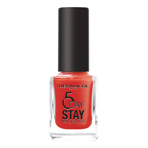 Dermacol Lak na nehty 5 Days Stay č. 52 Too hot 11 ml