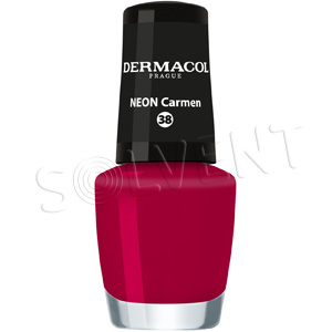 Dermacol Neon neonový lak na nehty odstín 38 Carmen 5 ml