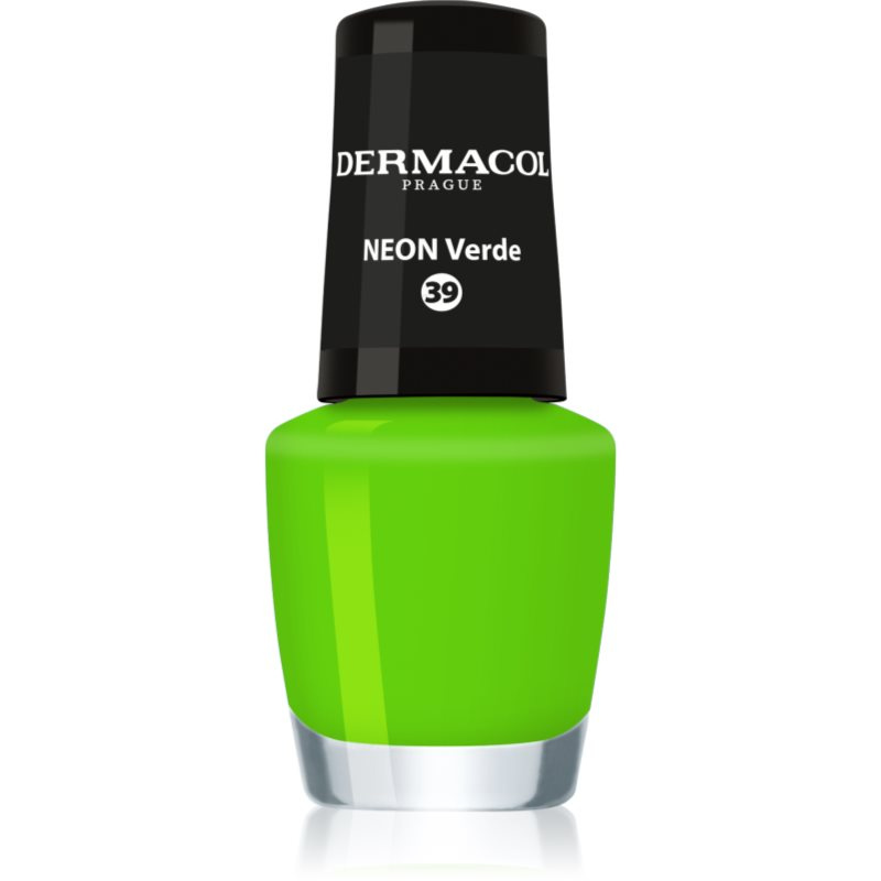 Dermacol Neon neonový lak na nehty odstín 39 Verde 5 ml