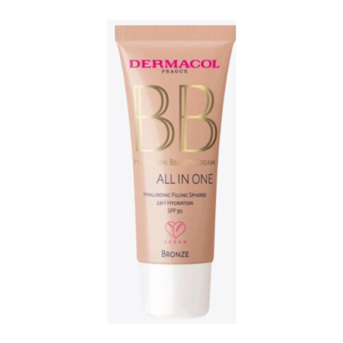 Dermacol Hyaluron Beauty Cream hydratační BB krém SPF 30 odstín No. 2 Bronze 30 ml