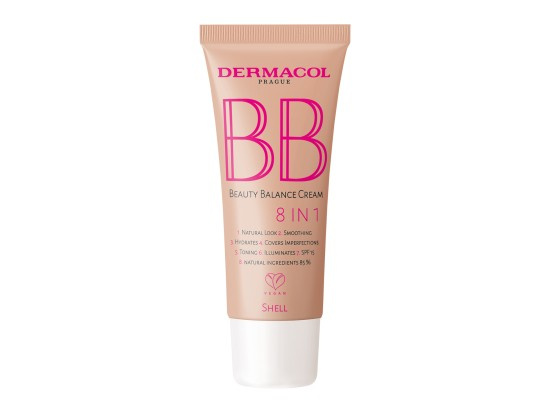Dermacol Beauty Balance BB krém s hydratačním účinkem SPF 15 N.3 Shell 30 ml