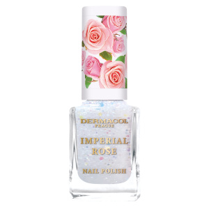 Dermacol Imperial Rose lak na nehty třpytivý odstín 01 11 ml