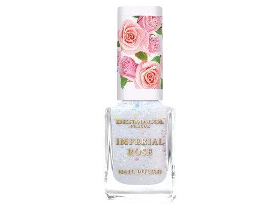 Dermacol Imperial Rose lak na nehty třpytivý odstín 01 11 ml