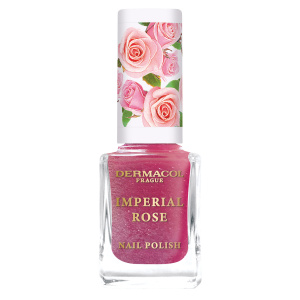 Dermacol Imperial Rose lak na nehty třpytivý odstín 03 11 ml