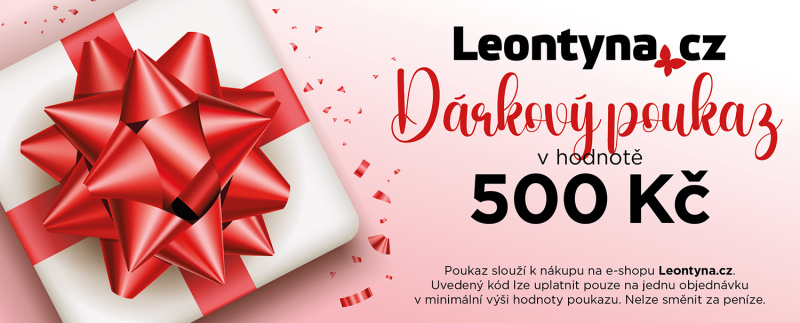 Leontyna Dárkový poukaz v hodnotě 500 Kč