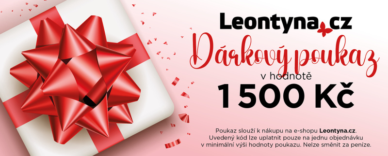 Leontyna Dárkový poukaz v hodnotě 1500 Kč