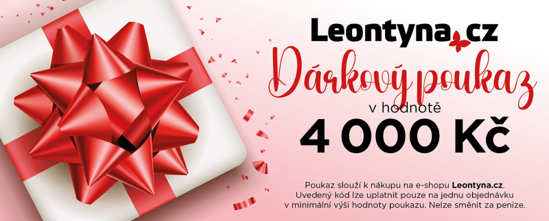 Leontyna Dárkový poukaz v hodnotě 4000 Kč