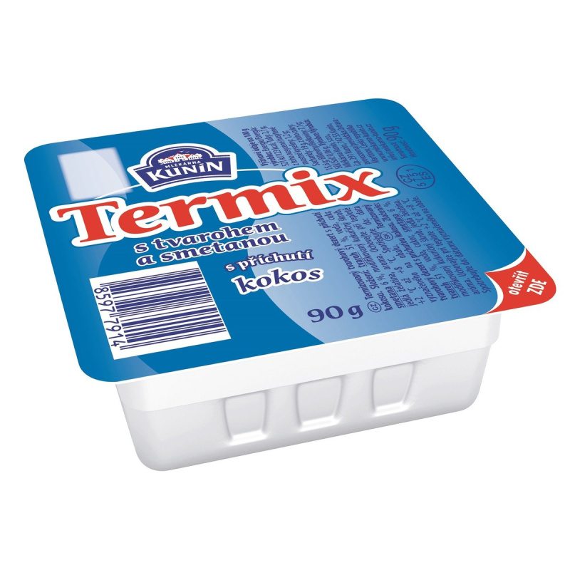 Mlékárna Kunín Termix s příchutí kokos