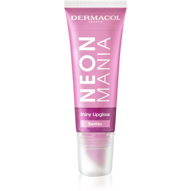 Dermacol Neon Mania lesk na rty v tubě odstín Berries 10 ml