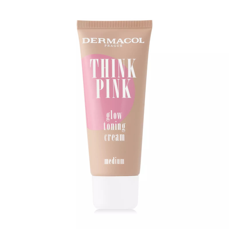 Dermacol Think Pink rozjasňující tónovací krém odstín 02 Medium 30 ml