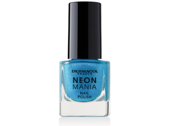 Dermacol Neon Mania lak na nehty odstín 6 Azure Aqua 5 ml