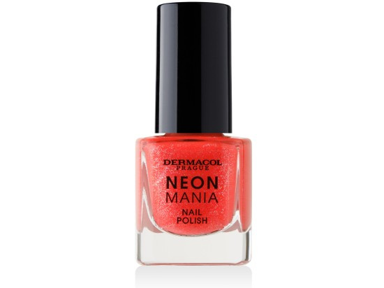 Dermacol Neon Mania lak na nehty odstín 7 Coral Sunset 5 ml