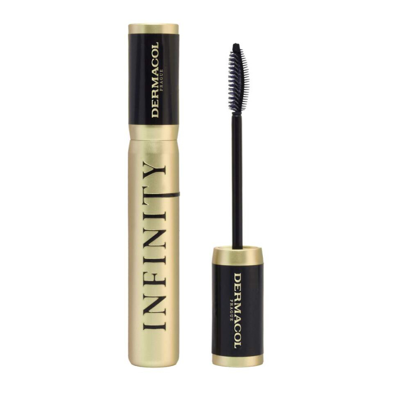 Dermacol Infinity prodlužující řasenka pro dlouhotrvající objem odstín Hyperblack 6 ml