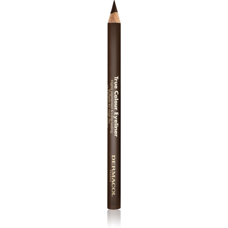 Dermacol True Colour Eyeliner dlouhotrvající tužka na oči odstín 02 Brown 4 g