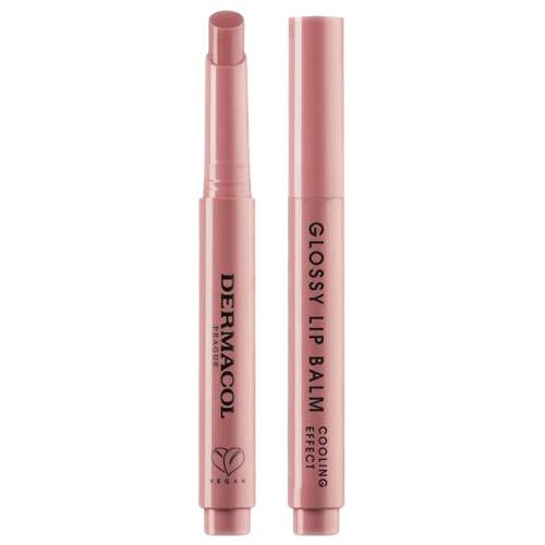 Dermacol Glossy Lip Balm pečující lesk na rty s chladivým účinkem vůně 01 Vanilla 2.2 g