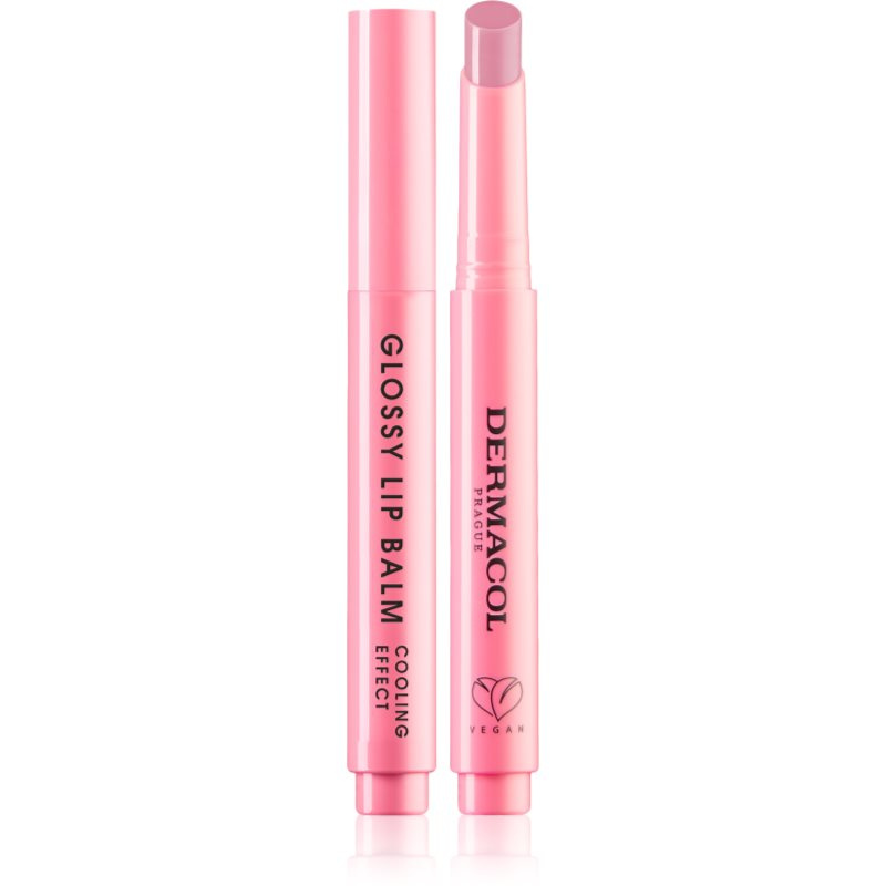 Dermacol Glossy Lip Balm pečující lesk na rty s chladivým účinkem vůně 02 Tutti Frutti 2.2 g