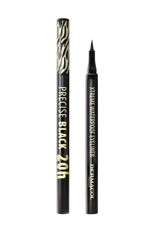 Dermacol Precise Black 20h precizní voděodolná linka na oči Black 1 ml