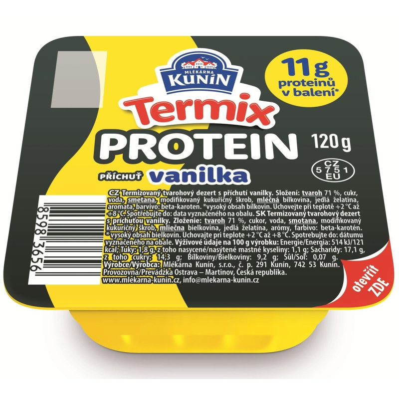 Mlékárna Kunín Termix protein s příchutí vanilka