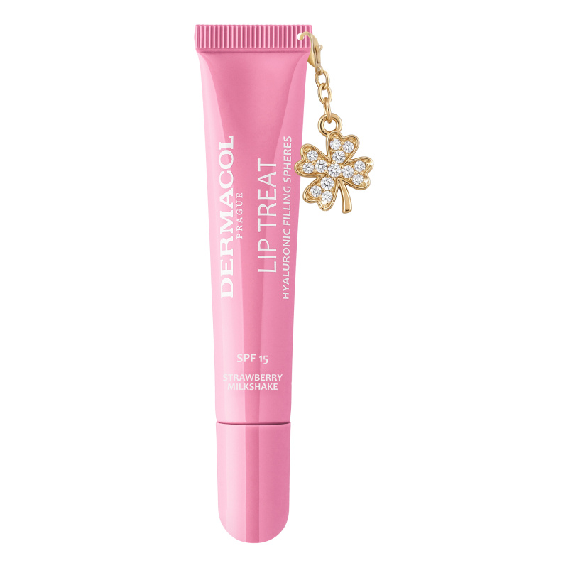 Dermacol Hydratační lesk na rty (Lip Treat) 10 ml 14 Strawberry Milkshake SPF 15
