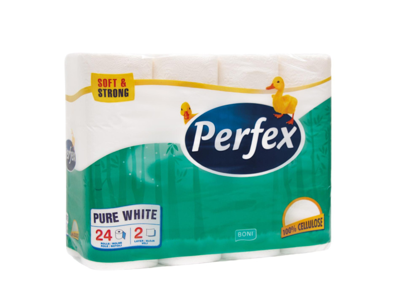Toaletní papír Perfex - 2vrstvý, 24 rolí