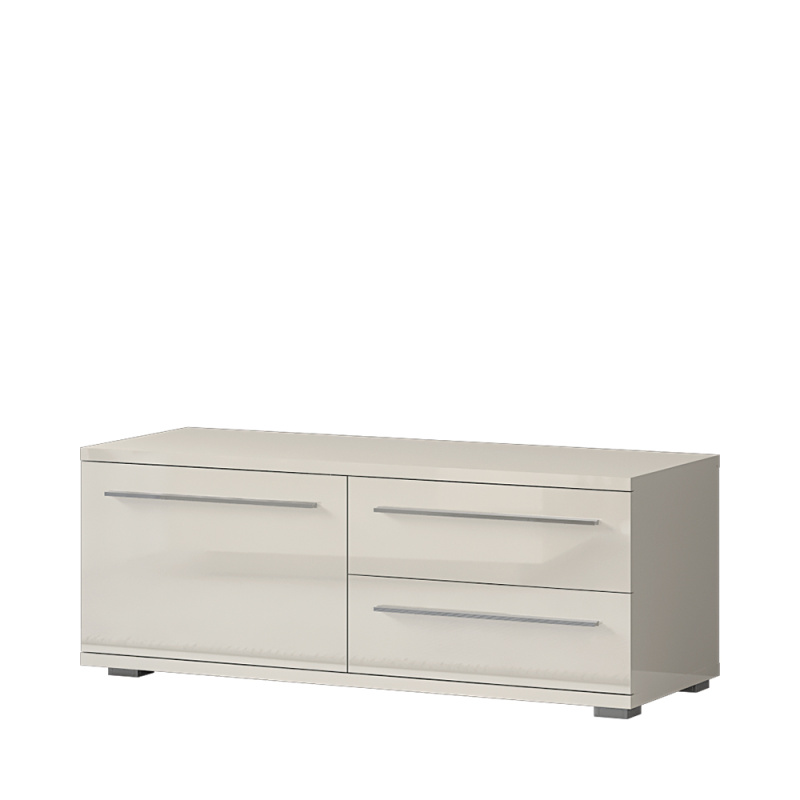 Televizní stolek PIANO TV120-1K2F/PN béžová lesk