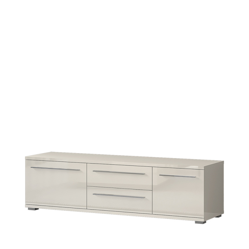 Televizní stolek PIANO TV165-2K2F/PN béžová lesk