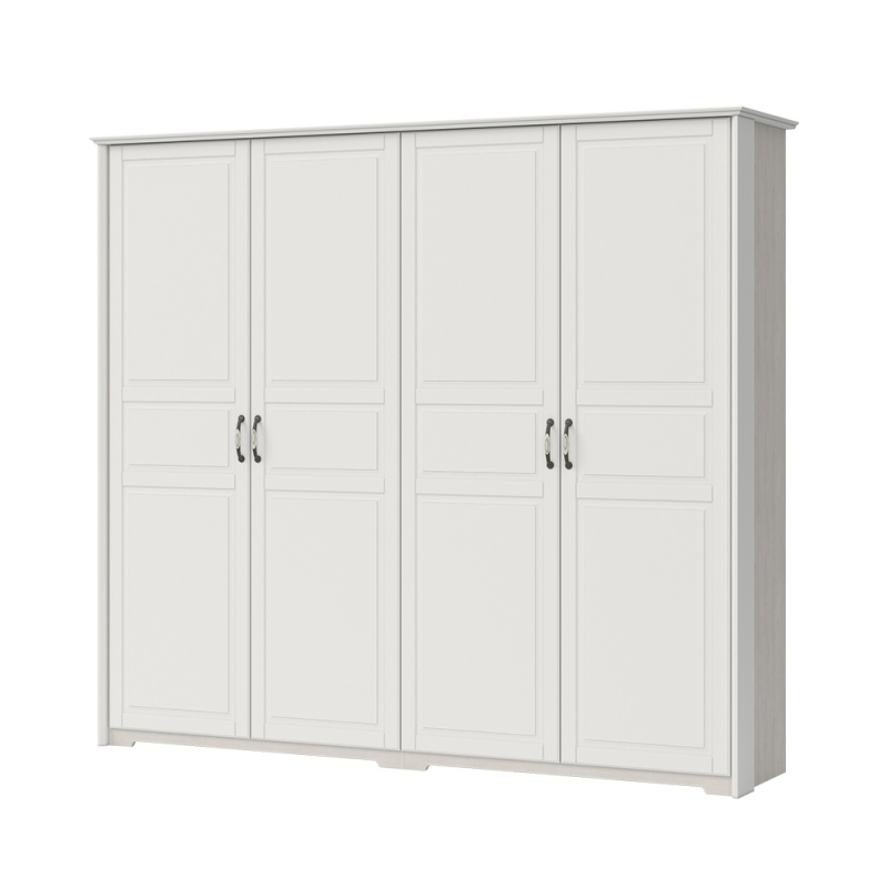 Skříň EVERGREEN P4 - polární borovice/slonová kost