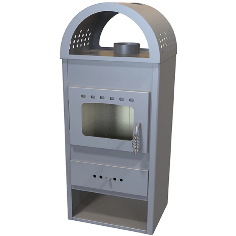 Thalia Krbová kamna Nera Plus šedá, 98 x 43 x 36 cm