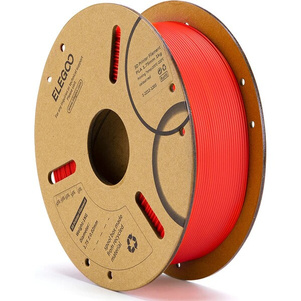 Elegoo PLA Červená / Red 1,75 mm 1 kg Červená