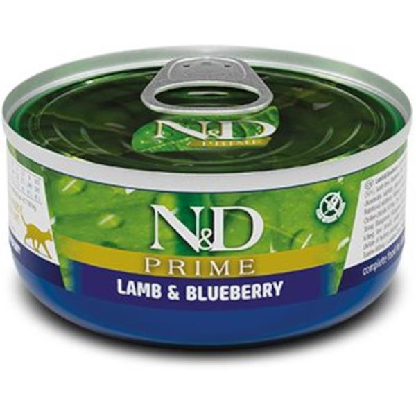 KRMIVO N&D CAT PRIME LAMB & BLUEBERRY 70 GR