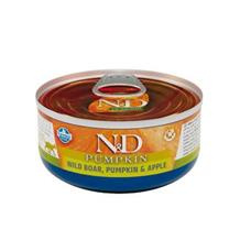 KONZERVA N&D CAT WILD BOAR, PUMPKIN & APPLE 70 GR