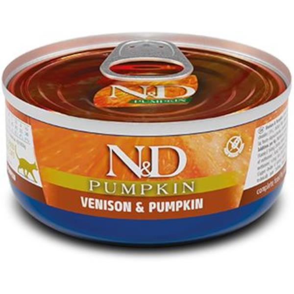 KONZERVA N&D CAT VENISON & PUMPKIN 70 GR