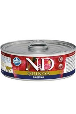 N&D CAT QUINOA Digestion Lamb & Fennel 80 g + 1ks ZDARMA