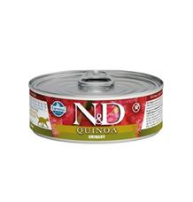 N&D CAT QUINOA Urinary Duck & Cranberry 80 g + 1ks ZDARMA
