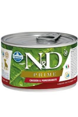 N&D DOG PRIME Puppy Chicken & Pomegranate Mini 140 g + 1 ks  ZDARMA
