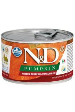 N&D DOG PUMPKIN Adult Chicken & Pomegranate Mini 140 g + 1 ks  ZDARMA