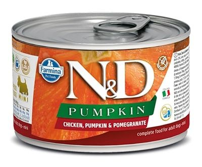 N&D DOG PUMPKIN Adult Chicken & Pomegranate Mini 140 g + 1 ks  ZDARMA