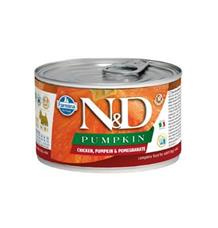 N&D DOG PUMPKIN Adult Chicken & Pomegranate Mini 140 g + 1 ks  ZDARMA