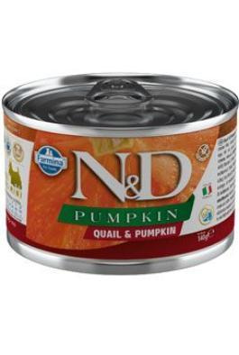 N&D DOG PUMPKIN Adult Quail & Pumpkin Mini  140 g + 1 ks  ZDARMA