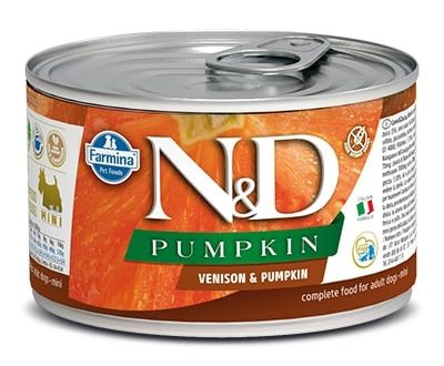 N&D DOG PUMPKIN Adult Venison & Pumpkin Mini 140 g + 1 ks  ZDARMA