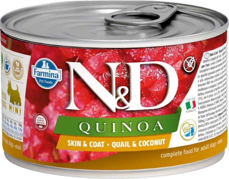 KONZERVA N&D DOG QUINOA QUAIL & COCONUT 140g