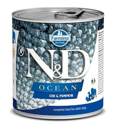 N&D DOG OCEAN Adult Codfish & Pumpkin 285 g + 1 ks  ZDARMA