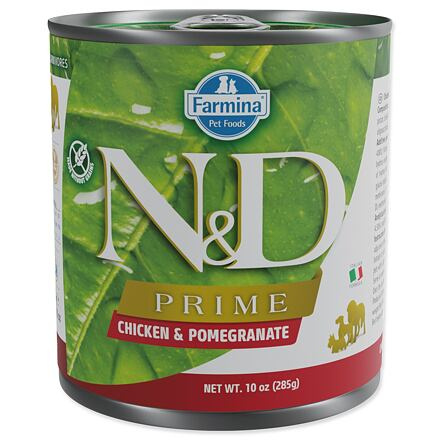 N&D DOG PRIME Adult Chicken & Pomegranate 285 g + 1 ks  ZDARMA