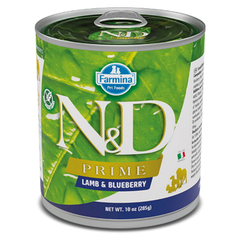N&D DOG PRIME Adult Lamb & Blueberry 285 g + 1 ks  ZDARMA