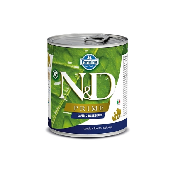 N&D DOG PRIME Adult Lamb & Blueberry 285 g + 1 ks  ZDARMA