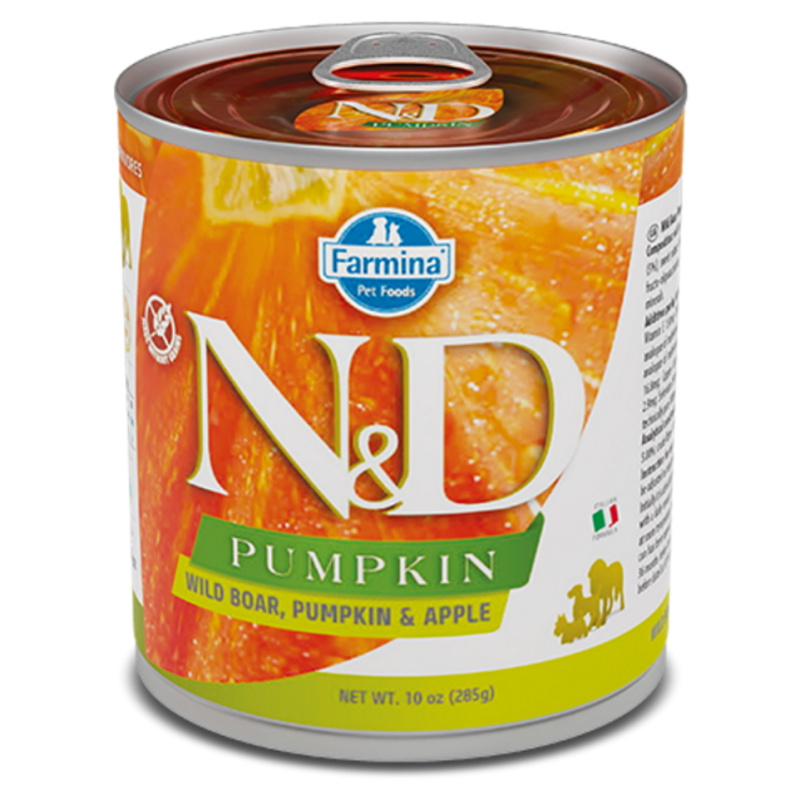 N&D DOG PUMPKIN Adult Boar & Apple 285 g + 1 ks  ZDARMA