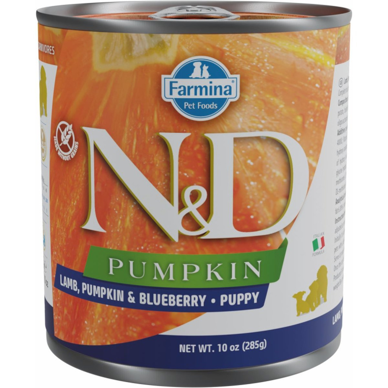 N&D DOG PUMPKIN Puppy Lamb & Blueberry  285 g + 1 ks  ZDARMA